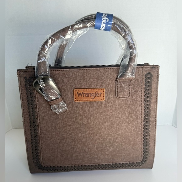 Wrangler Handbags - Wrangler Tote Bag for Women Western Cowhide Purse and Wallet Set